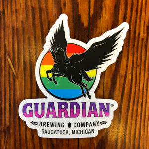 Guardian Rainbow Pride Sticker 3"